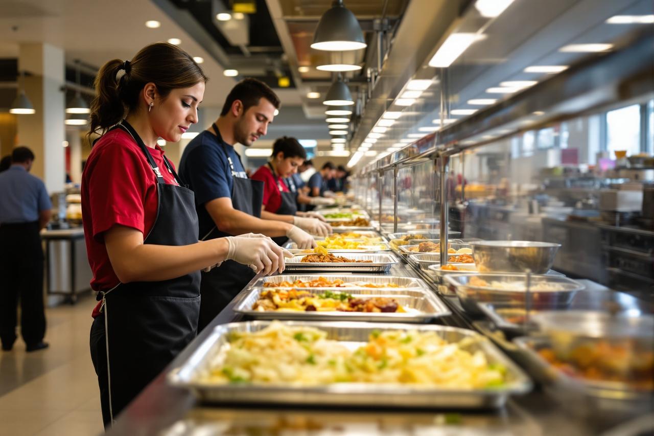 某高校食堂阿姨被曝给学生打饭时故意少给 - 每日黑料在线看娱乐八卦